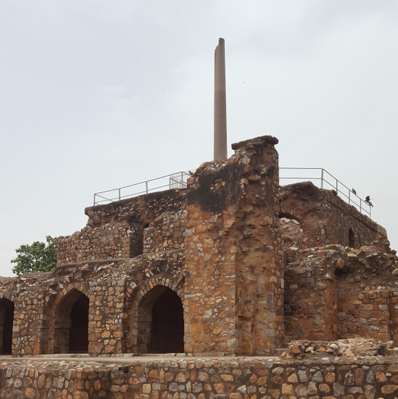 Ashokan Pillar, Feroz Shah Kotla, Delhi